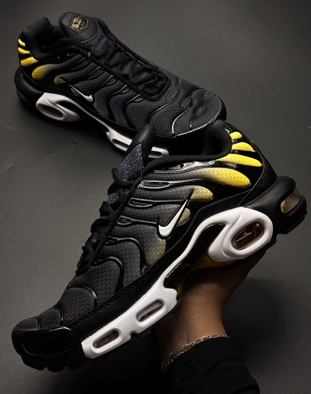 Nike Air Max Plus Negro con Dorado