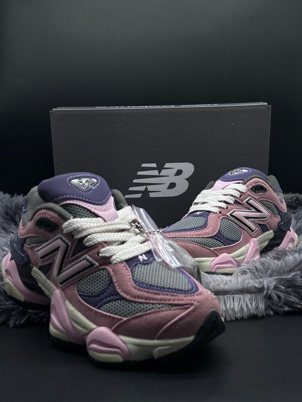 New Balance 9060 Gamuza Rosa/Gamuza Purpura