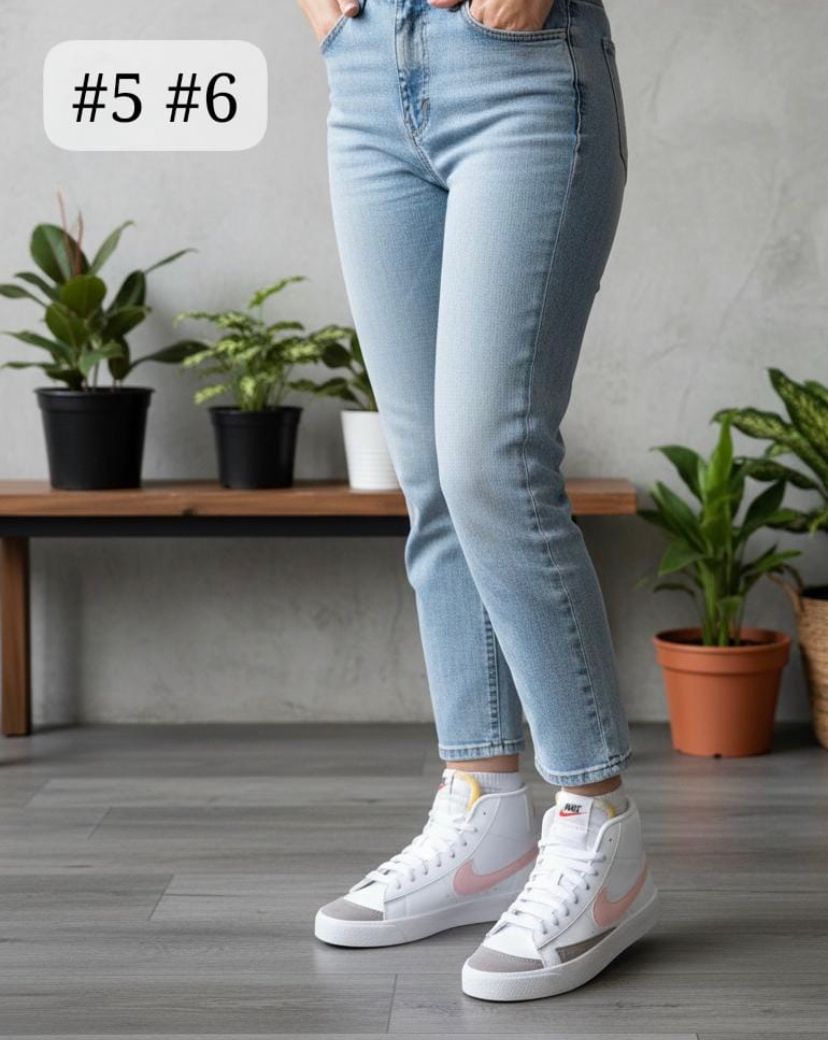 Nike Blazer Bota Blanco/Rosa (Dama)