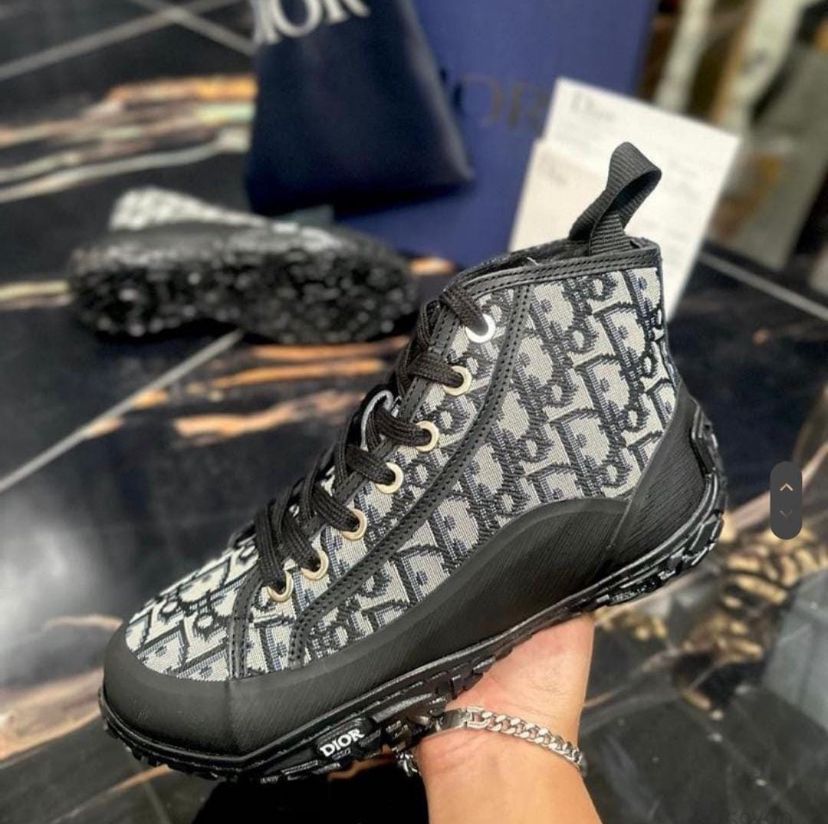 Bota Dior Negro/Gris