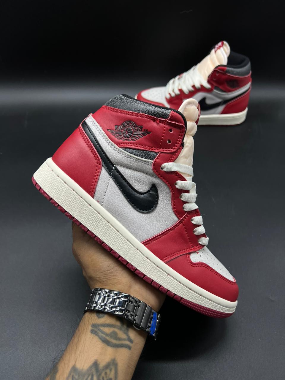 Jordan 1 Rojo/Blanco